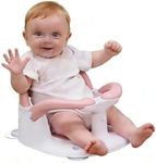 LDIIDII Baby Bath Seat for Babies 6 Months & Up Sitting Up,Infant Bath Seat with Temperature Alert+Open Backrest+on/Off Armrest,Toddler Bath seat Baby Bath Chair for Bathtub,Tub,Sink Pink