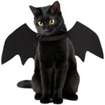 Cat Bat Wings, Halloween Bat Wings for Cat, Cat Bat Costume, Cute Cat Bat Wings Costume, Cat Wings Adjustable, Bat Cat Costume for Halloween Party Decoration, Cat Halloween Costumes,Black