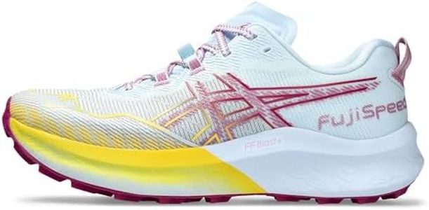 ASICS Womens FUJISPEED 2 Light Blue/BlackBerry Running Shoe - 9 UK (1012B515.401)