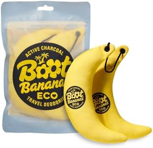 Boot Bananas Eco Travel Deodorisers | Light Weight, Sustainable, Reusable Sports Shoe & Glove Deodorizer Odour Neutralizer & Air Purifier | Eco-Conscious | Lasts up to 12 Months | 1 Pair