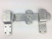 Wyre Direct Heavy Duty Latch, Kick Bolt for Stable Door, Stable Door Bolt, Stable Door Latch, Stable Door Guard & Lock - Galvanised Gate Latch for Enhanced Security, Galvanised Steel Gate Kick Lock