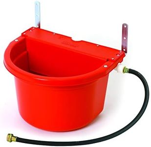 Little Giant® Automatic Animal Waterer | Float Controlled Automatic Waterer for Livestock | Heavy Duty and Durable | Made in USA | 4 Gallon | Red