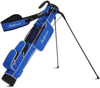 Golf Stand Bag, Lightweight Golf Easy Carry Bag with Padded Strap，Durable Pitch n Putt Golf Bag, Practice Ranger Sunday Golf Bag for Men&Women