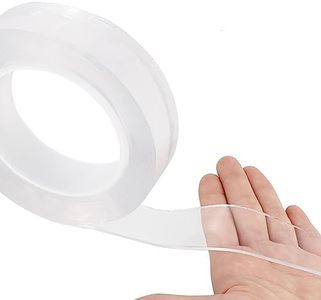 GLUN® Adhesive Nano Tape, Multi-Functional Double-Sided Reusable Silicone Tape, Washable, Reusable & No-Residue Tape for Home & Office