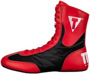 TITLE BOXING Speed-Flex Encore Mid Boxing Shoes, Red/Black, 9