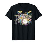 Abstract art drums musician music band throne noose T-Shirt