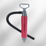 DasMarine Marine Bilge Pump,Red Bilge Pump for Kayaks,Canoes and Boats,Manual Kayak Hand Water Pumps with 2 Ft Reversible Hose,Must Have Emergency Equipment for Kayakers