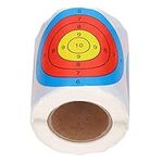 Dilwe Adhesive Target Paper, 200 Sheets, 3 Inches Self Adhesive Target Stickers Archery Accessory for Archery Training