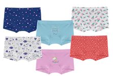 Real Basics Girls Cotton Boyshorts (Pack of 6)(RB-GirlsShorts-Unicorn-1112-P6_Multicolored_11-12 Years) Multicolour