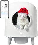 Self Cleaning Litter Box, Scoop Less Automatic Cat Litter Box, Anti Pinch Kitty Litter Box with Odor Removal and APP Control for Multiple Cats, Extra Large