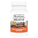 Host Defense - Breathe Capsules, Mushroom Support for Respiratory Health, 30 Count