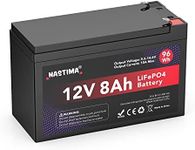 NASTIMA 12V 8Ah Rechargeable Lithiu