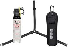 SABRE Frontiersman MAX Bear Spray & Mountain Lion Deterrent – 40‑Foot Range, Max Strength 2% Major Capsaicinoids, EPA‑Registered, Self Defense for Hiking, Camping, Hunting, Fishing & Biking, 9.2 oz