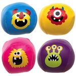 Baker Ross AX273 Monster Bunch Mini Soft Ball - Pack of 6, Juggling Balls for Kids, Ideal for Kids Party Bags and Stocking Fillers, Great for Outdoor or Indoor Use, Ball