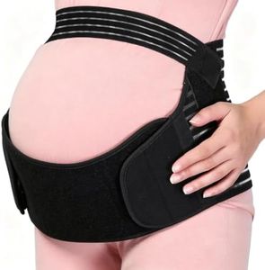 TSLBW 4 in 1 Pregnancy Support Belt Maternity Belt Wrap Back Support Waist Maternity & Postpartum Belly Band for Birth Preparation Labour Relieve Back Pelvic Hip Pain (M-XXL)