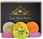 Katty Loy - Luxury Shower Steamers Fizzer Set - Gift for Women Men Her Him Mum Girlfriend Boyfriend Wife - Valentine's Day Stocking Filler Birthday Present - Home Spa Moisturizing Skin Lavender Mint