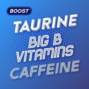 Boost Energy Drink, 24 x 250ml Cans – Original Flavour