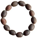 SHRRIYA DIVINE Stretchable Original Lotus Seed Bead Kamal Gatta Bracelet for Men & Women