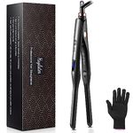 Haglater Pencil Straighteners,Mini Straighteners and Curl 2 in 1, 100-220 ° C, Dual Voltage,Straighteners for All Short Hair Types, Bangs, Male Beard