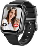 2025 Smart Watch for Kids 6-12 [Kids GPS Tracker/Video Call] Kids Smart Watches Boys Girls, Kids Watch with GPS Tracker, School Mode, Safety Alert, GPS Tracker for Kids Smart Watch SIM Card, Black