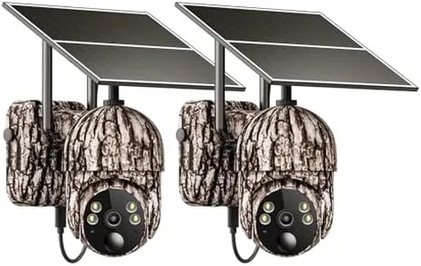 Oculview 3rd Trail Camera with Built-in 4G LTE SIM Card, Support Unlimited Data Plan,2K Live Streaming, 360° Overview, Solar Cellular Deer/Game/Security Camera Outdoor, Motion Activated, Remote Access