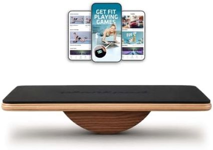 Plankpad PRO Get fit Playing Games & Workouts; Plank & Balance Board with free iOS/Android App & 10 Games; Dynamic Abs & Core Fitness Training; Only 3 Minutes a Day.