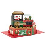 Hallmark Paper Wonder Displayable Pop Up Christmas Card with Sound and Motion (Christmas Train, Plays Deck the Halls)