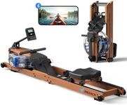 MERACH Foldable Wood Rowing Machine