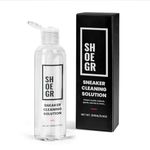 SHOEGR Shoe Cleaning Solution|Essential Shoe Shiner Cleaner For Sneakers,Knit,Nubuck,Suede|Shoe Shampoo With Ultimate Cleaning Capacity|Ideal For Mesh,Leather,Canvas Shoe Cleaning (200 Ml),Liquid