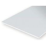 Evergreen 9010 Polystyrol-Platte (L x B) 300mm x 150mm 0.25mm 4St. Model Making, White, Small