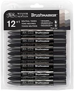 Winsor & Newton BrushMarker 12+1 Neutral Tones Set
