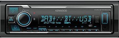 Kenwood KMM-BT508DAB - USB Car Radio with DAB+ & Bluetooth Hands-Free Kit (Amazon Alexa, Sound Processor, USB, AUX, 2 x Pre-Out 2.5 V, 4 x 50 Watt, VAR. lighting, including DAB+ antenna)