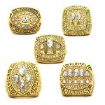 SF 49ers 5-time 1981 1984 1988 1989 1994 Super World Champions Rings Set with Box Christmas Ornaments Gifts for Men Women Kids Boys San Francisco Championship Ring