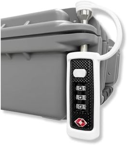 Cedar Mill TSA Approved Gun Case Lock – Durable, Cut-Resistant Security TSA Locks for Gun Case, Pistol Case, Revolver Gun Case or Firearms – Child-Safe Trigger Locks for Rifles and Shotguns