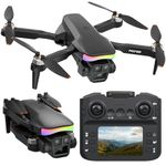 Fakjank F417PRO Drone with Camera 1080P for Adults Kids, Beginner Drone with Screen, Adult Drone with 90° Lens, LED Lights, Optical Flow, Modular Battery, One Key Start, 3D Flips, Portable Case