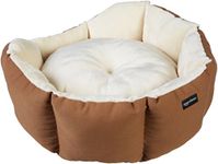 Amazon Basics Octagon Pet Bed - 20 Inch, Brown