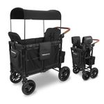 WonderFold W2 Luxe Stroller Wagon Volcanic Black