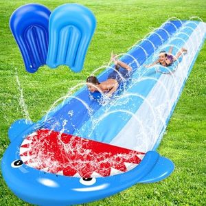 TOY Life Water Slide - Summer Fun for Kids Ages 4-8, Backyard Waterslide with Slippery Surface, Outdoor Playtime Essential