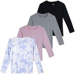 4 Pack: Girls Girl Long Sleeve Tshi