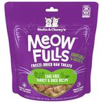 Stella & Chewy's Meowfulls Freeze Dried Cat Treats Turkey & Duck Recipe, 42.5g Bag