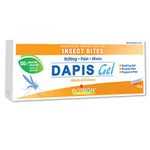 Boiron Dapis Gel, 40 g tube, Outdoor insect bites gel relief.Dapis gel relieves pain, itching & hives of insect bites. Safe for adults and children. Great to have for camping, outdoor activities