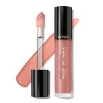 Revlon Super Lustrous Lip Gloss, High Impact Lipcolor with Moisturizing Creamy Formula, Infused with Agave, Moringa Oil, & Cupuacu Butter, Super Natural (215)