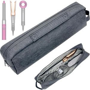 Honbobo Airstrait HT01 Carry Case, Travel Case for Dyson Supersonic/HappyGoo/Revlon Hair Dryer, for Dyson Airwrap/BaByliss/Revlon Hair Curler, for Dyson/ghd/Remington/TRESemme Hair Straightener, Grey,