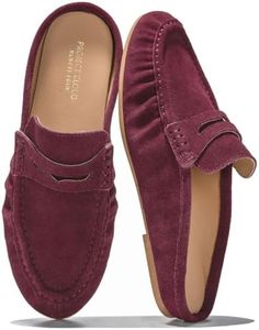 Project Cloud 100% Genuine Leather Penny Loafers for Women Footwear(Becker)