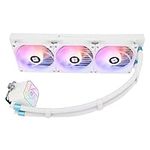 Thermalright AQUA ELITE 360 White V3 Liquid CPU Cooler, AIO Pump Head Speed up to 3300RPM, TL-C12W-S V2×3 PWM Fans,for AMD/AM4/AM5, Intel LGA1150/1151/1200/2011/1700, Computer CPU Aio Cooler