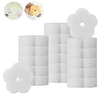 ACHANFLY 18pcs Hot Tub Foam Scum Remover Accessories Scumbug Cleaning Sponge Flower Shaped Oil Absorbing Sponge Filter for Spa Accessory Pool Kitchen Bathroom