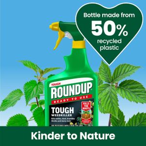 Roundup Tough Weedkiller Spray, Ready to Use, 1 Litre