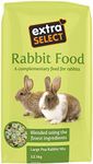 Extra Select Premium Large Pea Rabbit Mix - Peaflakes, Rabbit Muesli, Small Nuggets and Natural Forage Bunny Food - 12.5kg