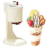 KYZTMHC Soft Serve Ice Cream Maker Snow Cone Machine Sorbet Slushie Maker Soft Serve Ice Cream Machine Home Fruit Dessert Yogurt Cone Ice Cream Maker