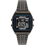 Adidas Unisex's Digital Quarz Watch with Stainless Steel Strap AOST22073